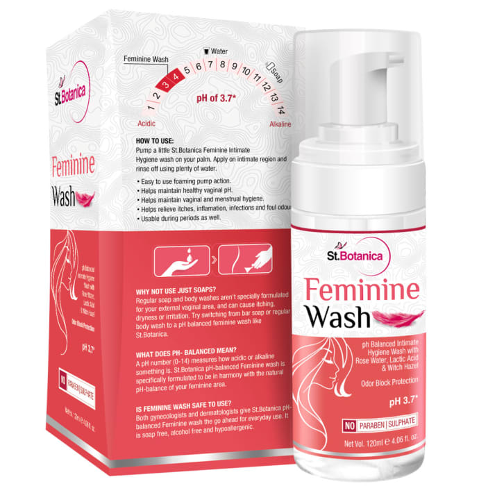 St.botanica feminine intimate hygiene wash (120ml)