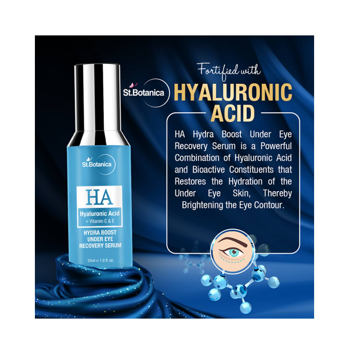 St.Botanica Hyaluronic Acid Hydra Boost Under Eye Recovery Serum (30ml)