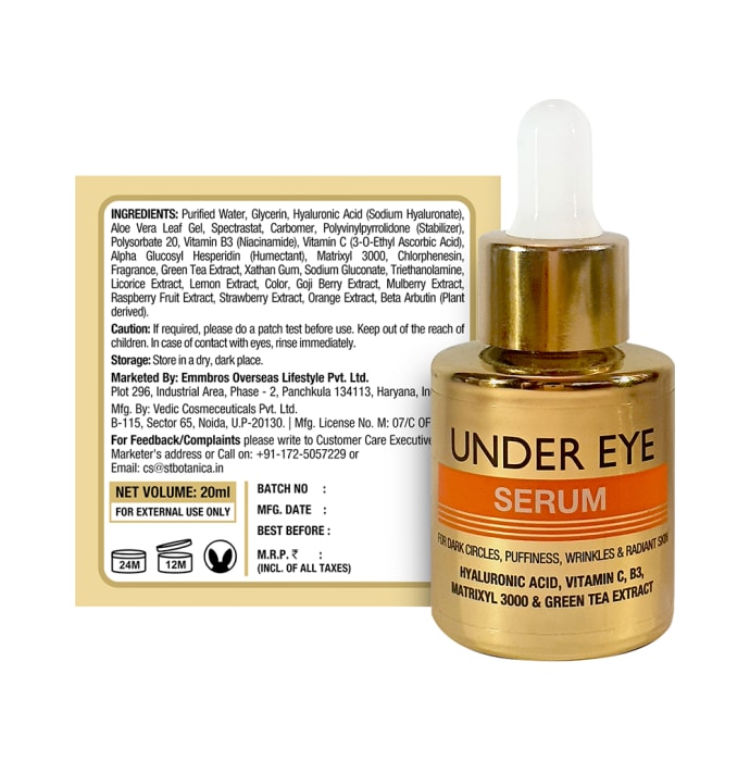 St.Botanica Pure Radiance Under Eye Serum (20ml)