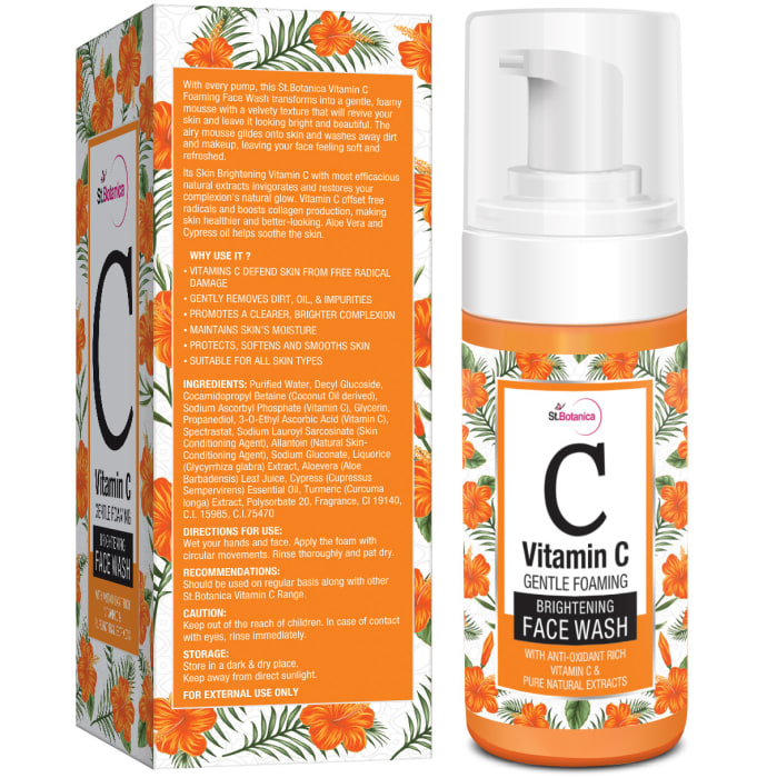 St.Botanica Vitamin C Gentle Foaming Brightening Face Wash (120ml)