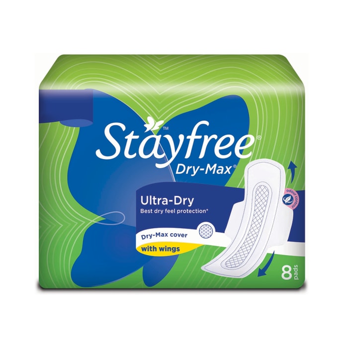 Stayfree dry-max ultra dry pads