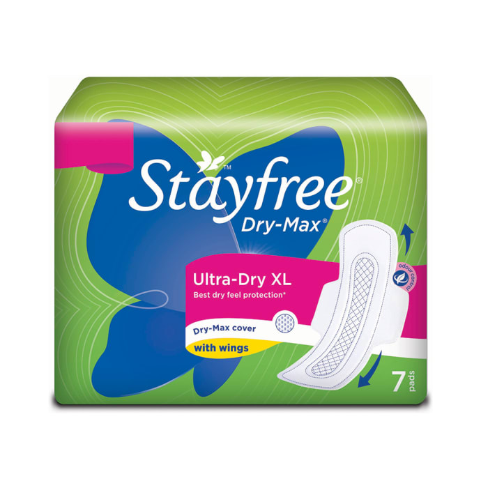 Stayfree dry-max ultra dry pads