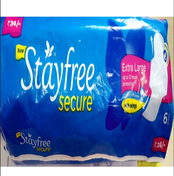 Stayfree secure cottony soft with wings - xl pads