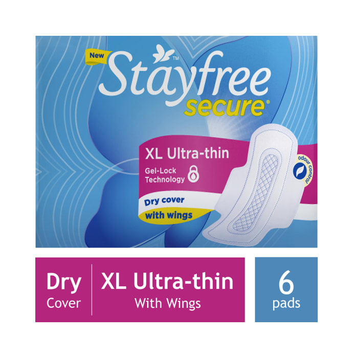 Stayfree Secure Ultra-Thin with Wings XL