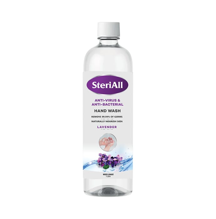 SteriAll Anti-Virus & Anti-Bacterial Hand Wash Lavender (1Ltr)