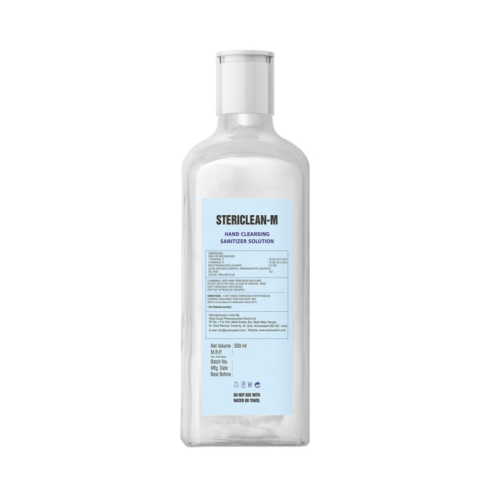 Stericlean-M Hand Cleansing Sanitizer Solution (500ml Each)