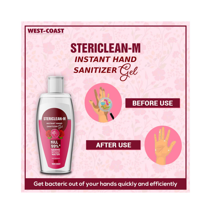 Stericlean-M Instand Hand Sanitizer Gel (30ml Each)