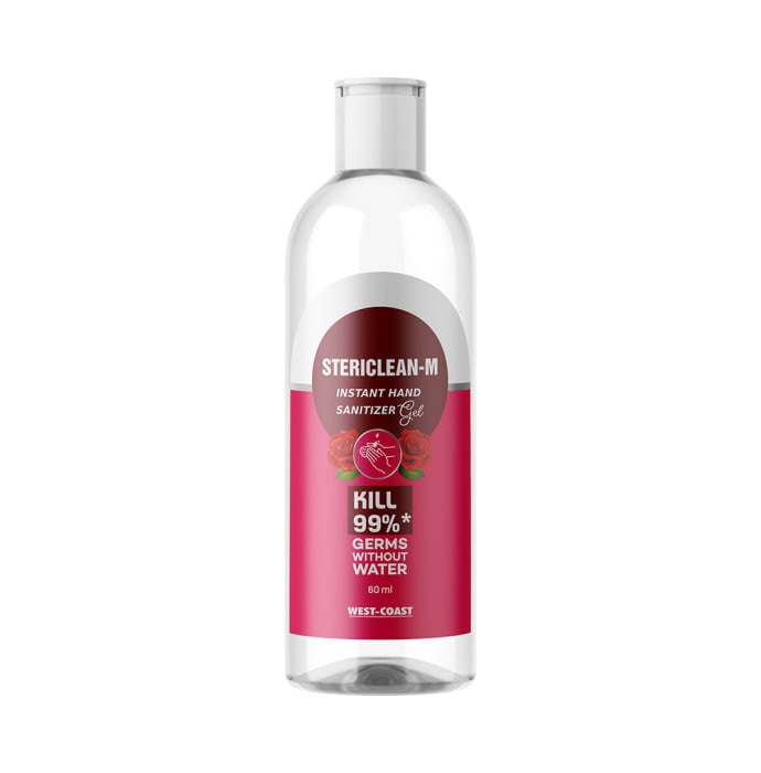 Stericlean-M Instant Hand Sanitizer Gel Rose Fragrance (100ml)