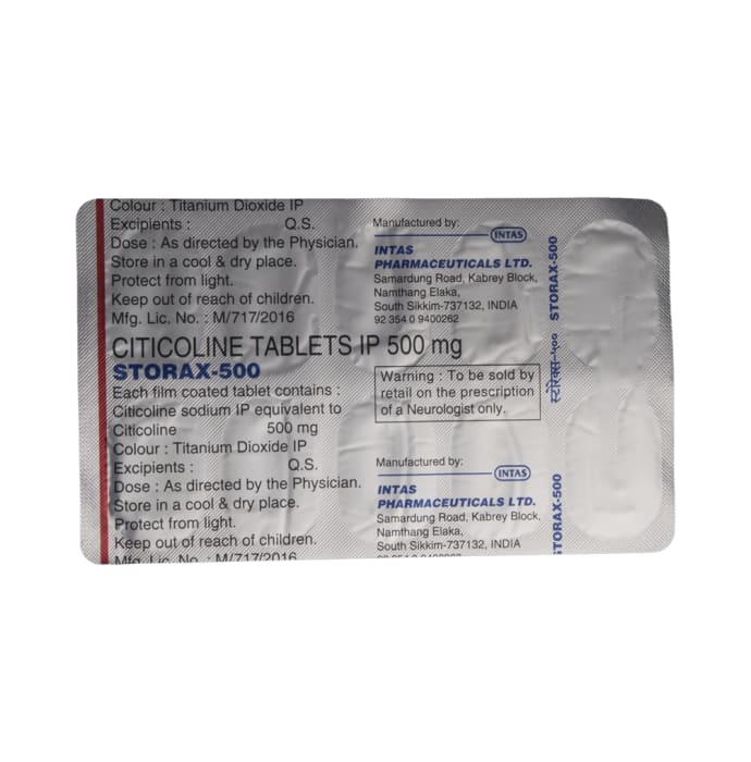 Storax 500mg Tablet (10'S)