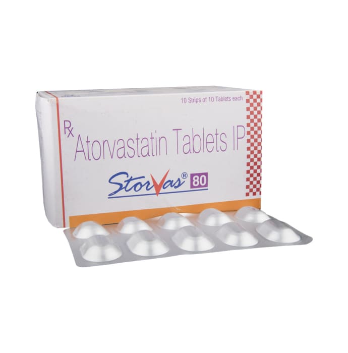 Storvas 80mg Tablet (10'S)