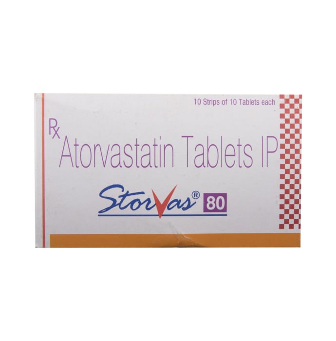 Storvas 80mg Tablet (10'S)