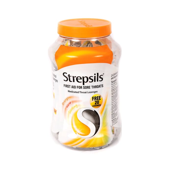 Strepsils Lozenges Orange Warm Soothing