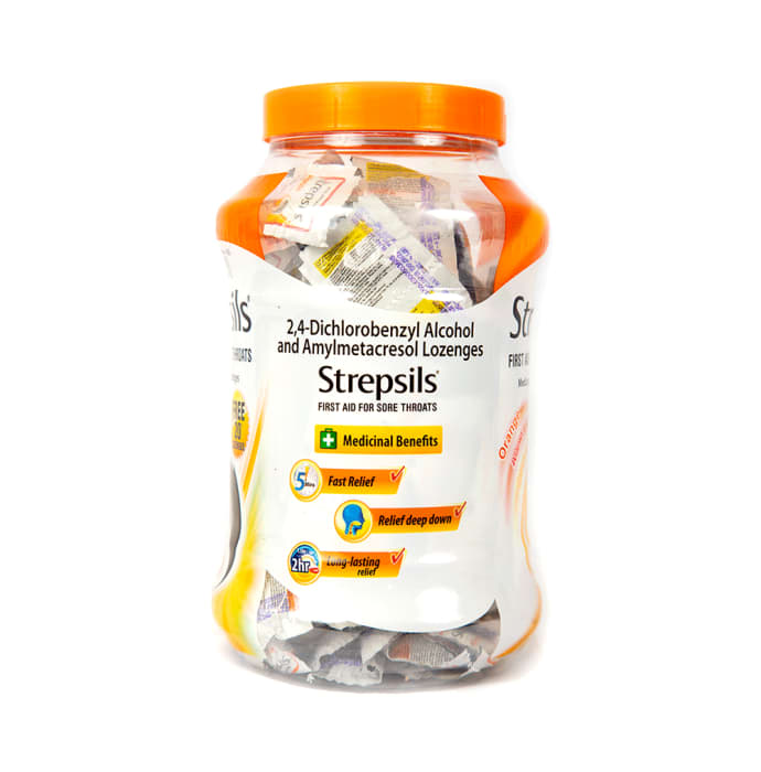 Strepsils Lozenges Orange Warm Soothing