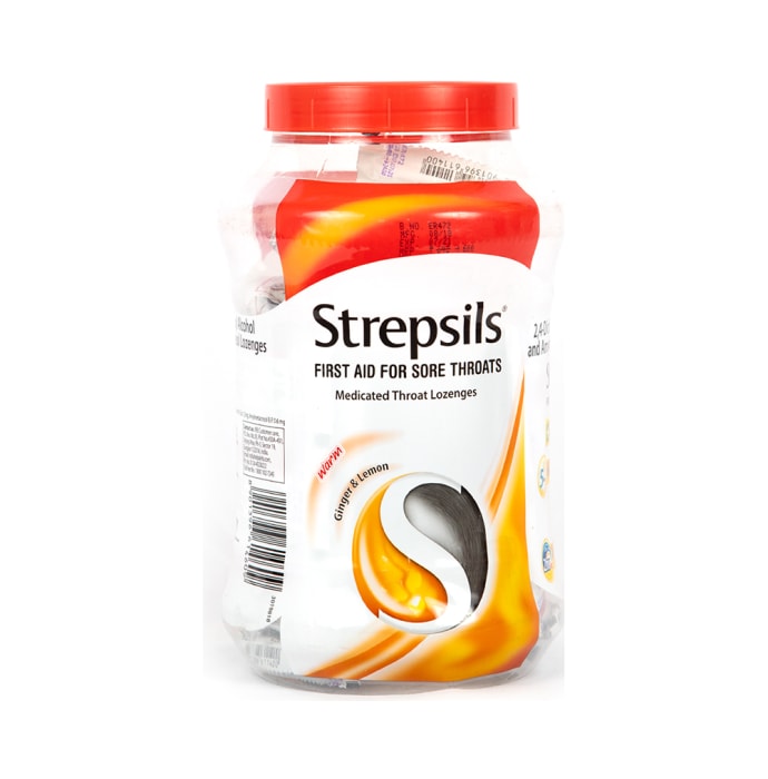 Strepsils Lozenges Warm Ginger and Lemon