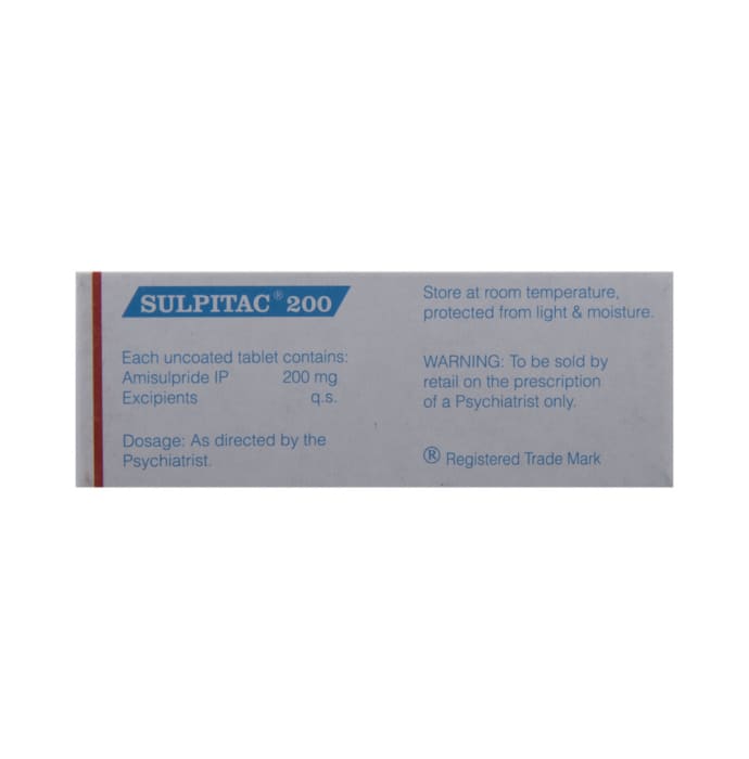 Sulpitac 200mg Tablet (10'S)