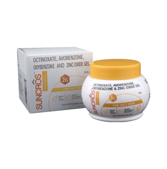 Suncros spf 26 aqua gel (100gm)