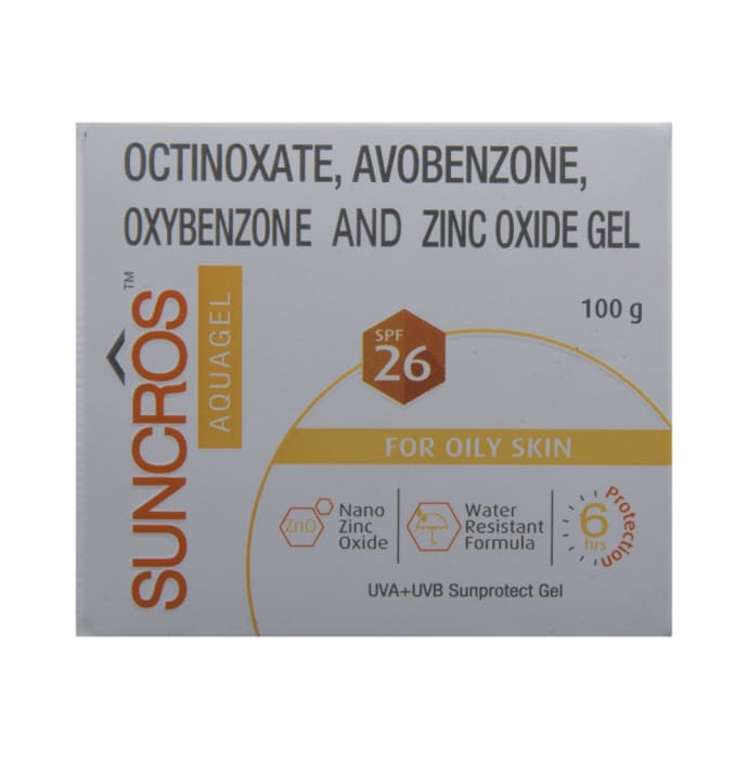 Suncros spf 26 aqua gel (100gm)