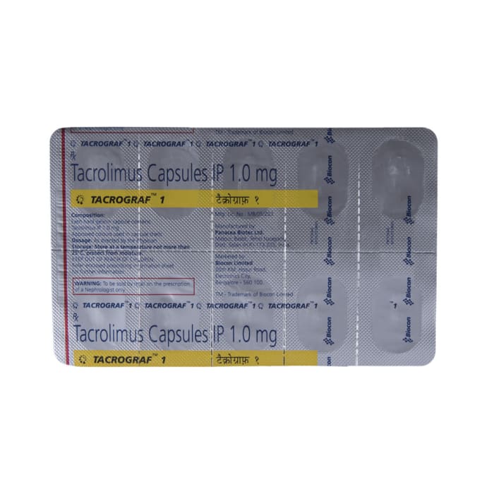 Tacrograf 1mg Capsule (10'S)