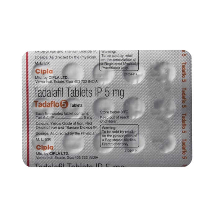 Tadaflo 5mg Tablet (15'S)