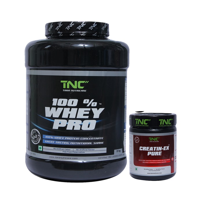 Tara Nutricare 100% Whey Pro Whey Protein Concentrate Powder Vanilla with Creatin-Ex Pure Free (3kg)