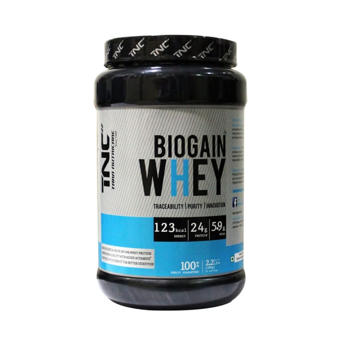 Tara Nutricare Biogain Whey Protein Powder Vanilla (1kg)