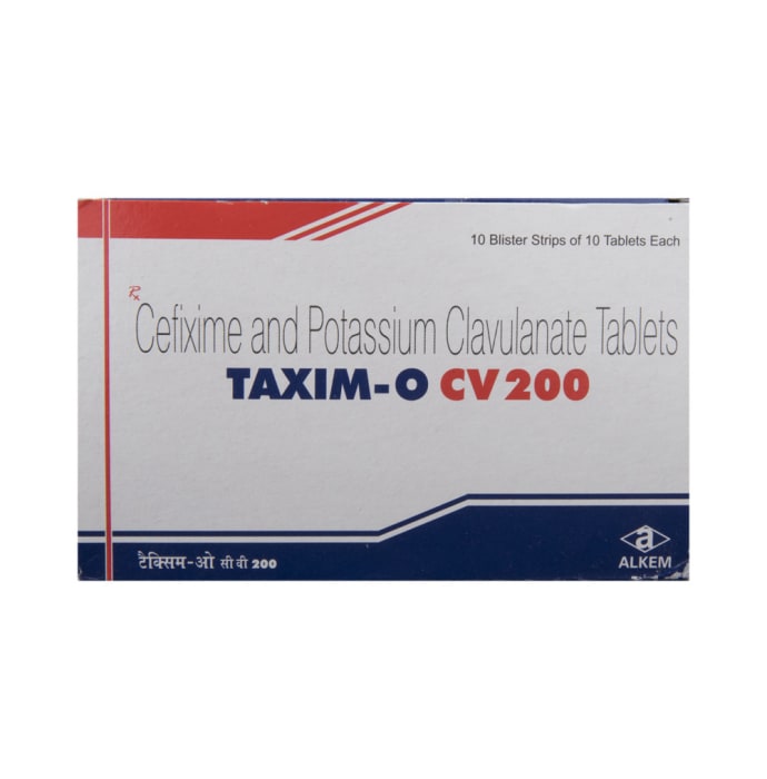 Taxim O CV 200 mg Tablet (10'S)