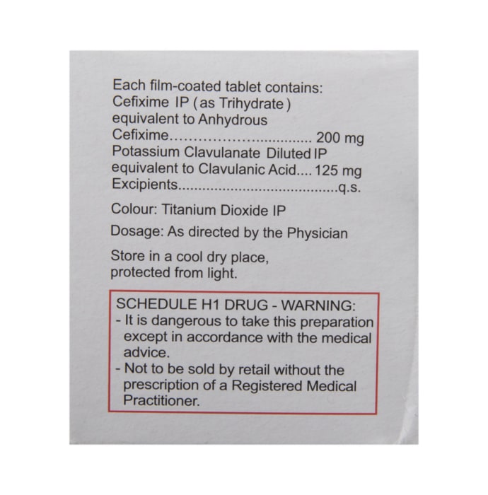 Taxim O CV 200 mg Tablet (10'S)