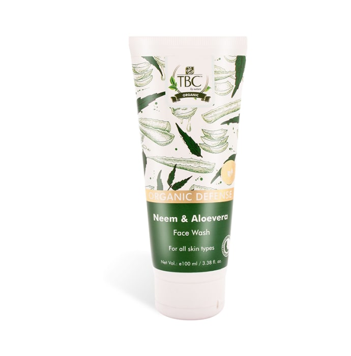 TBC Face Wash Organic Defense Neem & Aloevera (100ml)