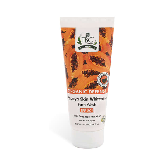 TBC Face Wash Organic Defense Papaya Skin Whitening (100ml)