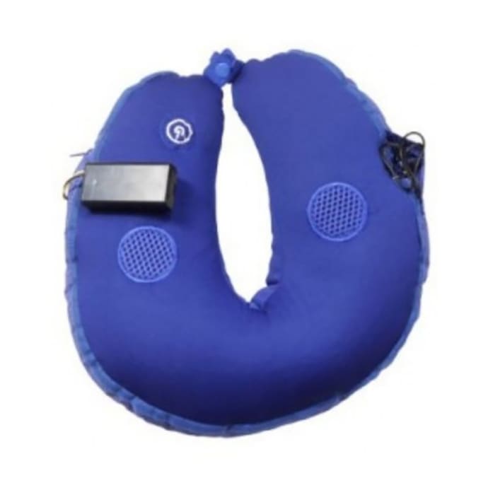 TCI Star Health Neck Pillow Vibration with MP3 Player Blue