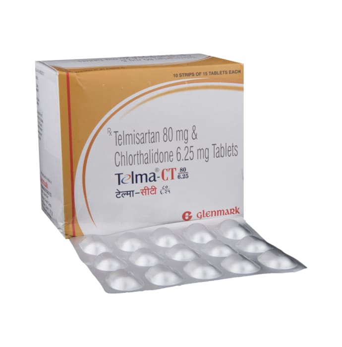 Telma-CT 80 / 6.25 Tablet (15'S)