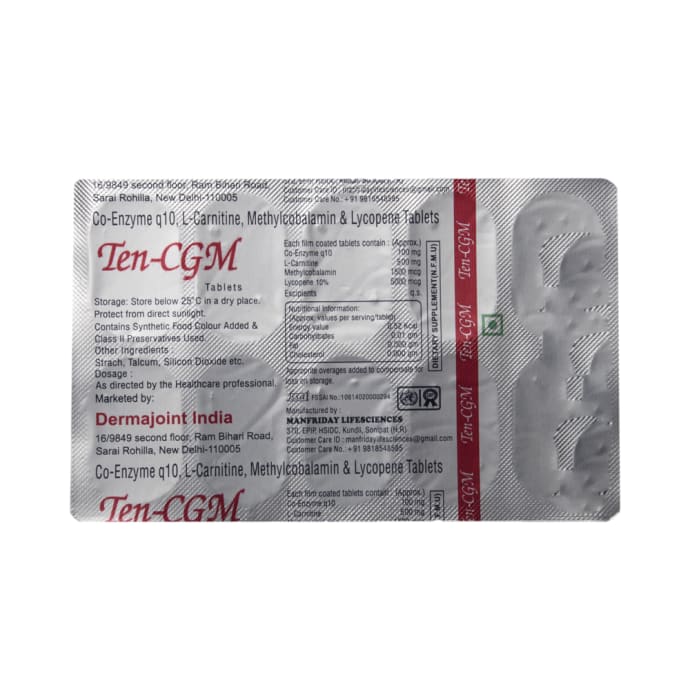 Ten-CGM Tablet (10'S)