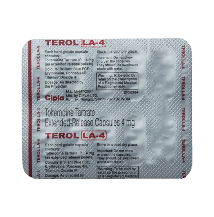 Terol LA 4mg Capsule ER (10'S)