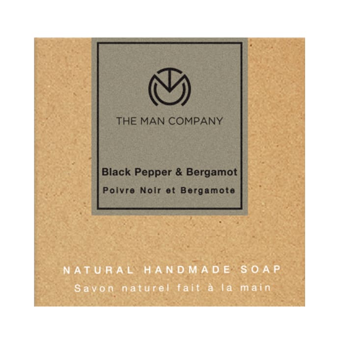 The Man Company Black Pepper & Bergamot Soap (125gm)