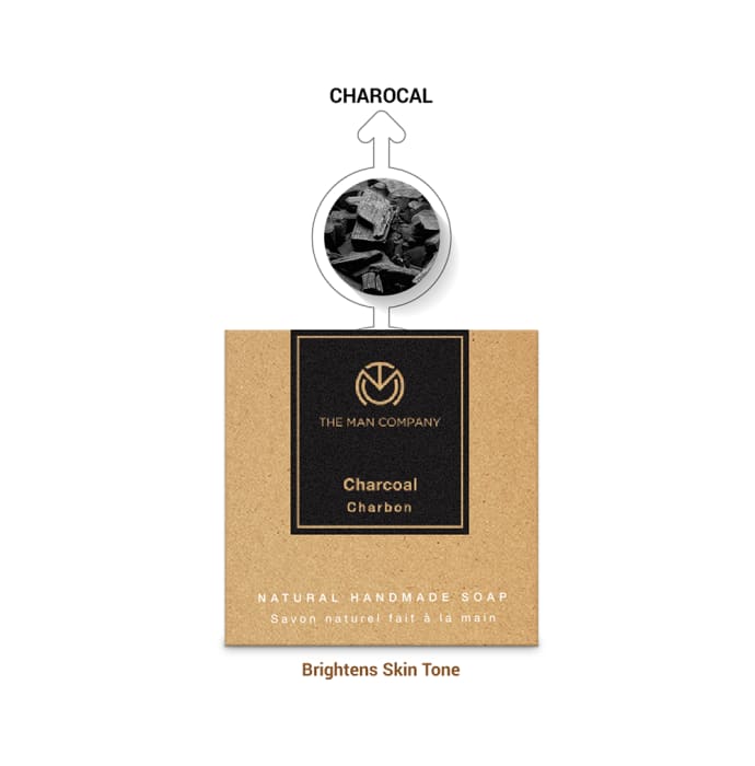 The Man Company Charcoal Charbon Soap (125gm)