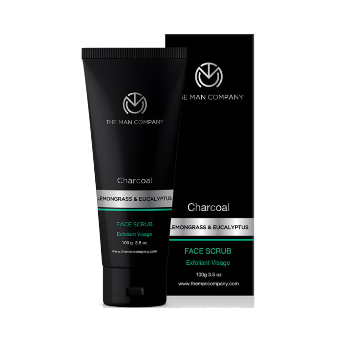 The Man Company Charcoal Face Scrub (100gm)