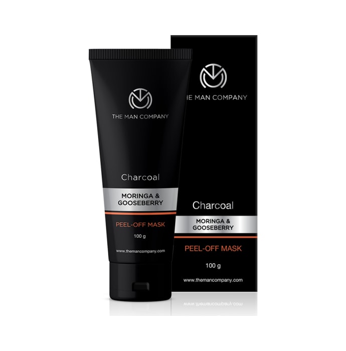 The Man Company Charcoal Peel Off Mask Moringa & Gooseberry (100gm)