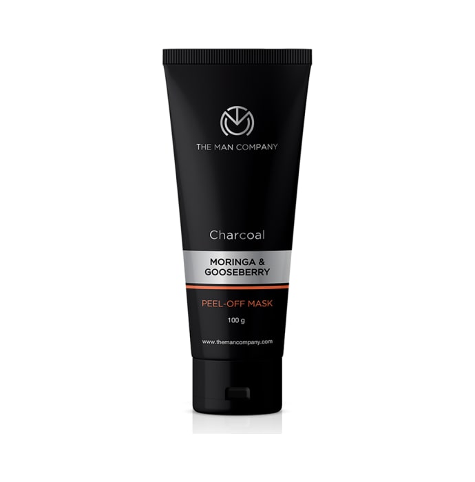 The Man Company Charcoal Peel Off Mask Moringa & Gooseberry (100gm)