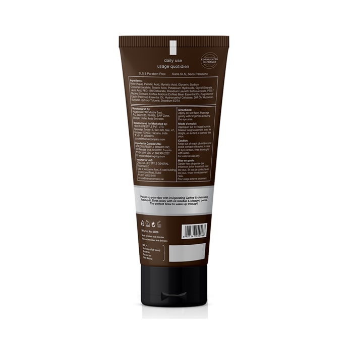 The Man Company Coffee Bean & Patchouli Face Wash (100ml)