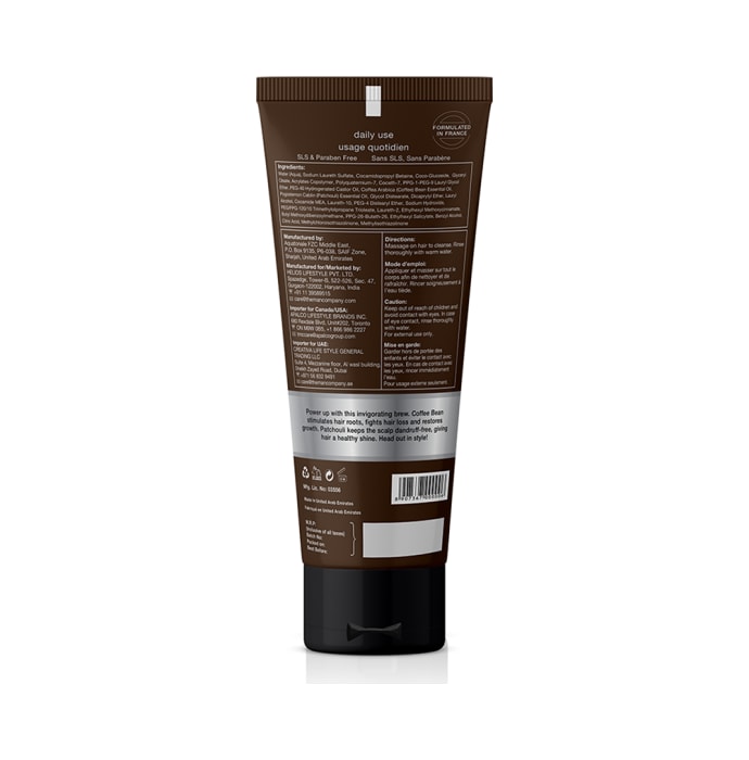 The Man Company Shampoo Coffee Bean & Patchouli (200ml)