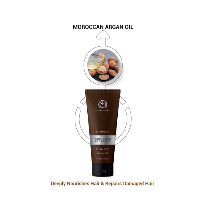 The Man Company Shampoo Moroccan Argan Oil (200ml)