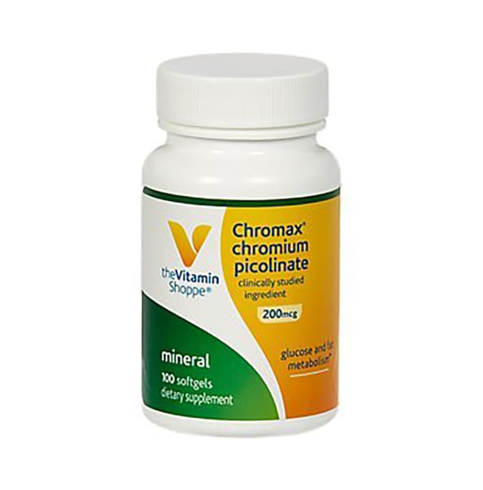 The Vitamin Shoppe Chromax Chromium Picolinate 200mg Softgels (100'S)