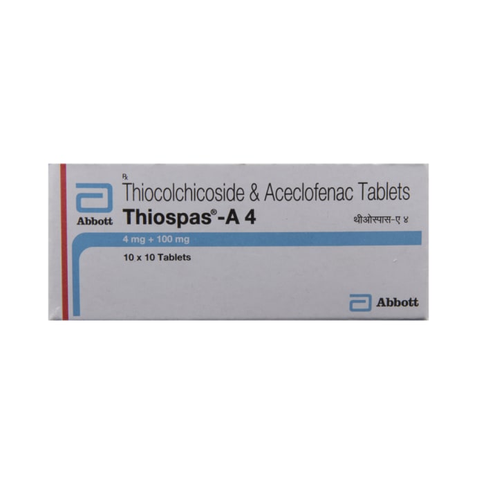 Thiospas-A 4 Tablet (10'S)