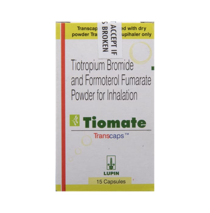 Tiomate 12mcg / 18mcg Transcaps