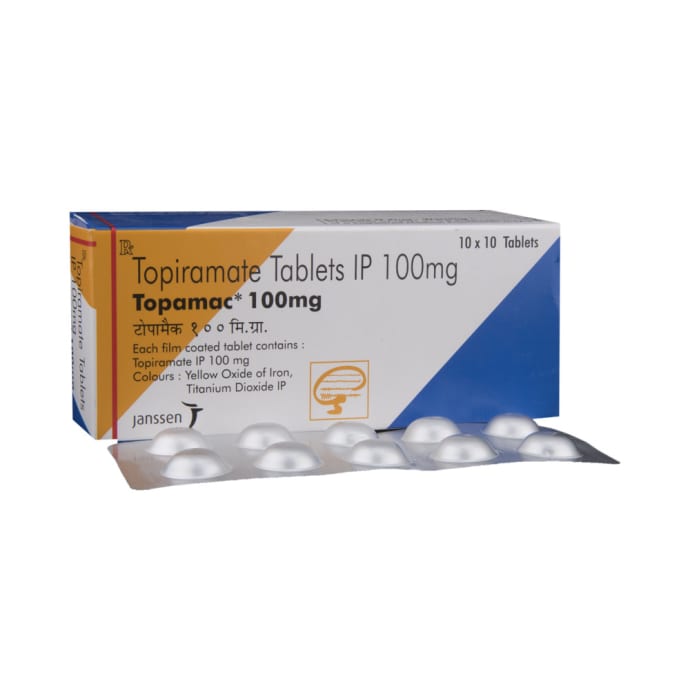 Topamac 100mg Tablet (10'S)