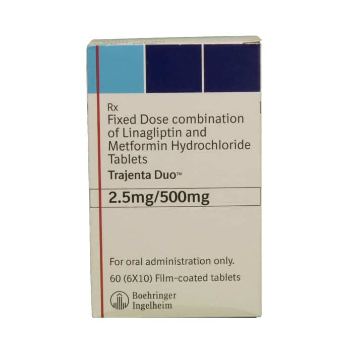 Trajenta Duo 2.5mg / 500mg Tablet (10'S)