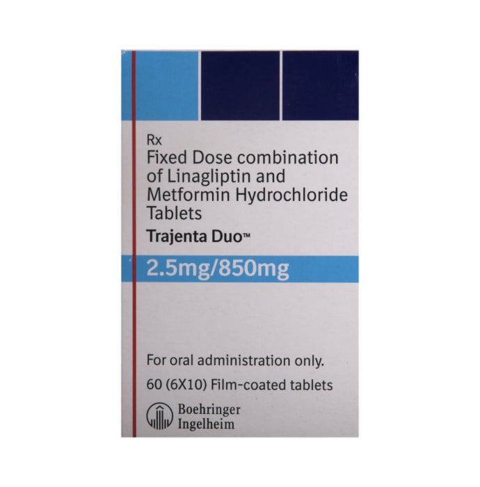 Trajenta Duo 2.5mg / 850mg Tablet (10'S)