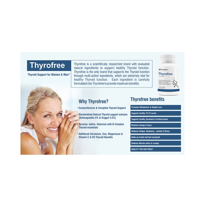 Trexgenics Thyrofree Veg Capsules