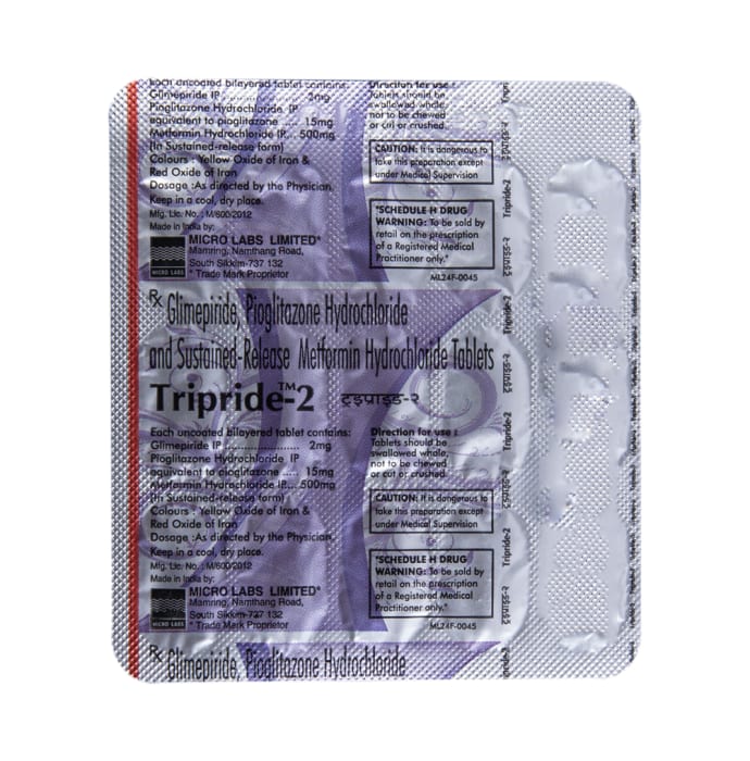 Tripride 2 Tablet SR (15'S)