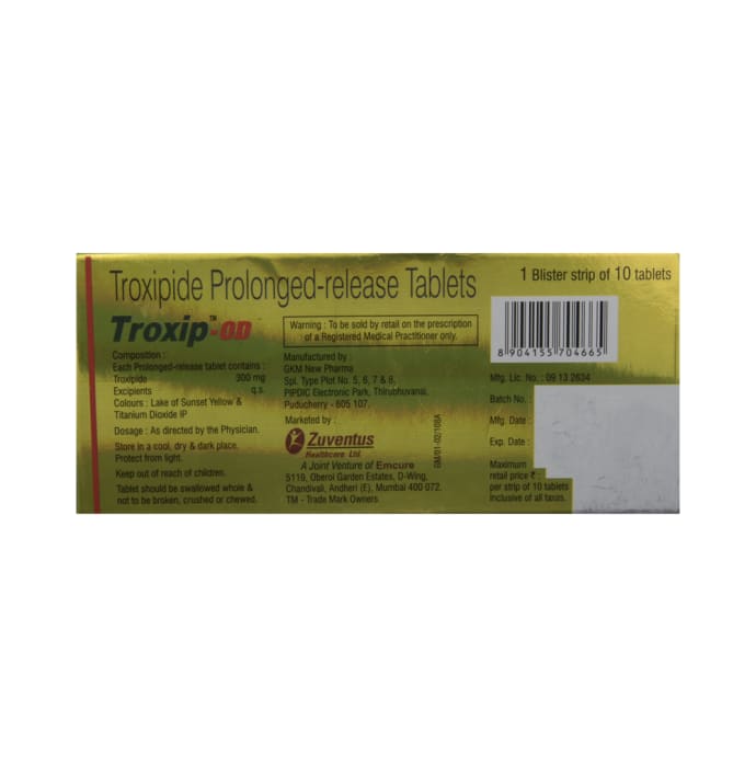 Troxip -OD 300mg Tablet (10'S)